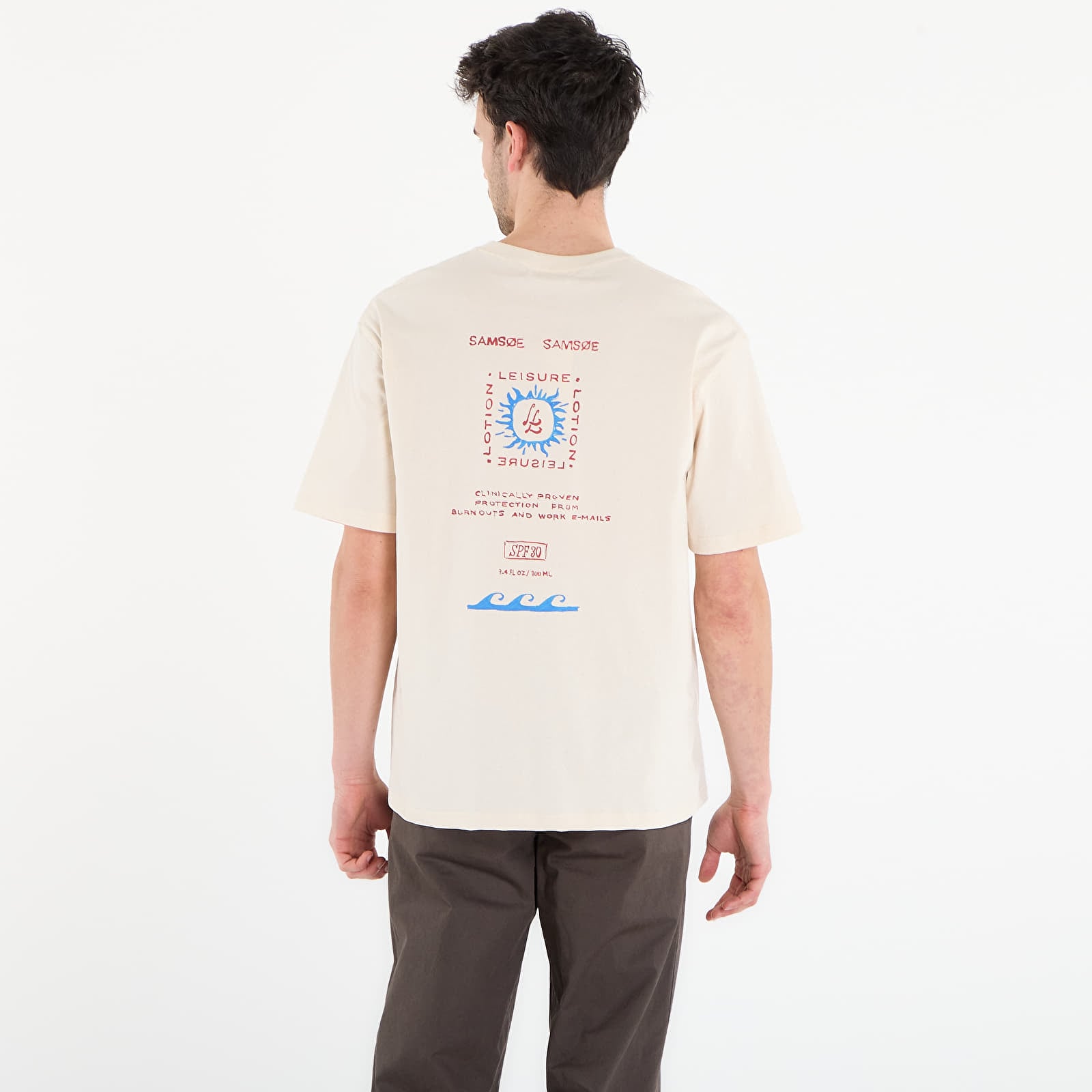 Tricouri  Samsøe Samsøe Sagergei T-Shirt Neutral Leisure