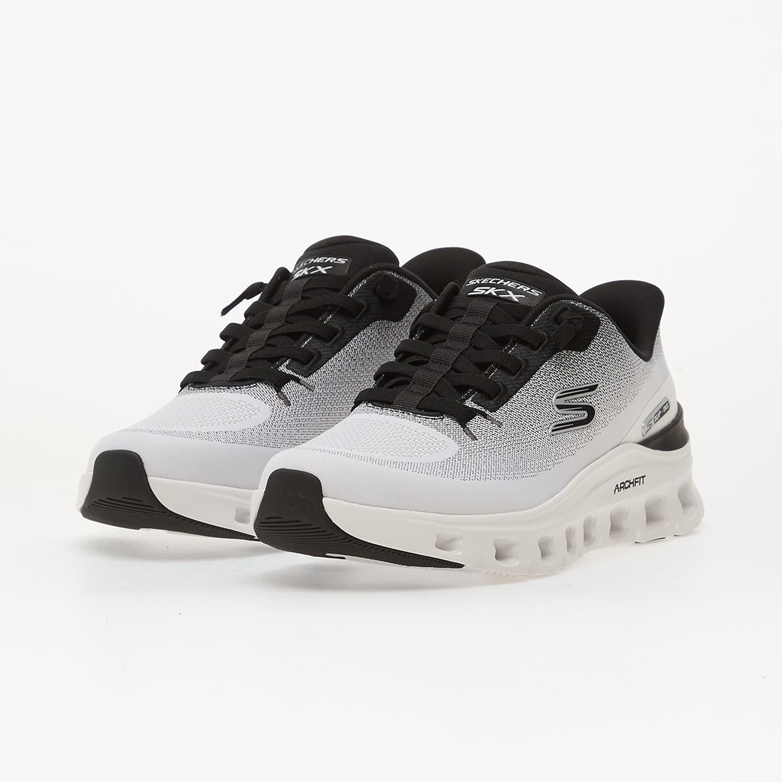 Scarpe uomo Skechers Arch Fit Glide-Step Pro White/ Black