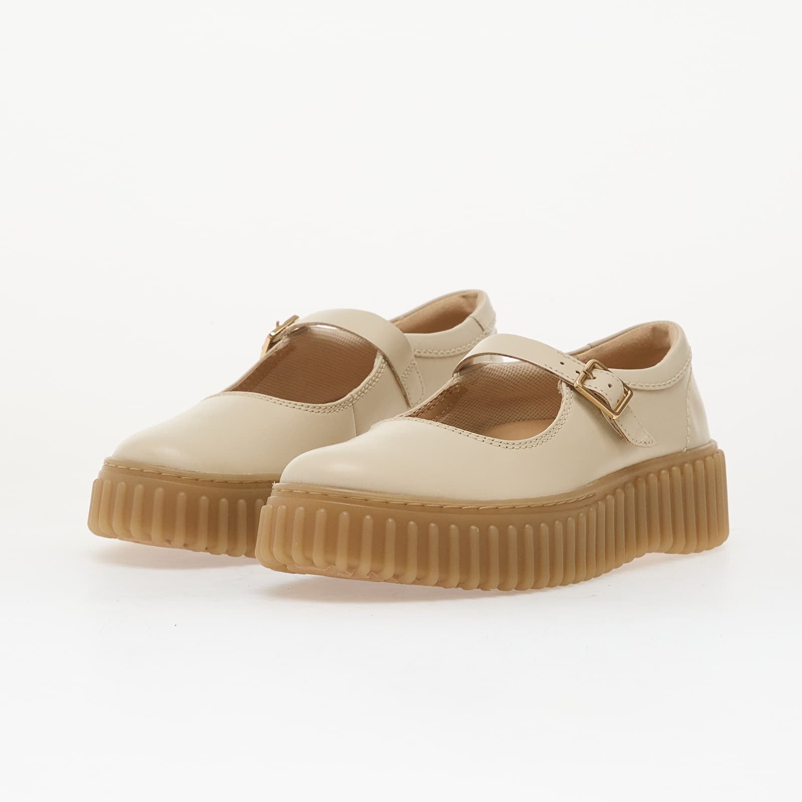 Dámske topánky a tenisky Clarks Torhill Jane Cream Leather