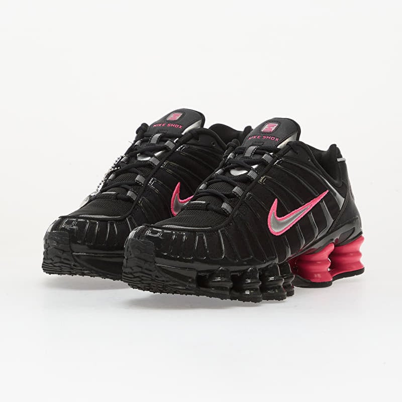靴 Nike Women's Shox TL Off Noir Hyper Pink Nike W Shox Tl Off Noir/ Metallic Silver-Hyper Pink | Queens