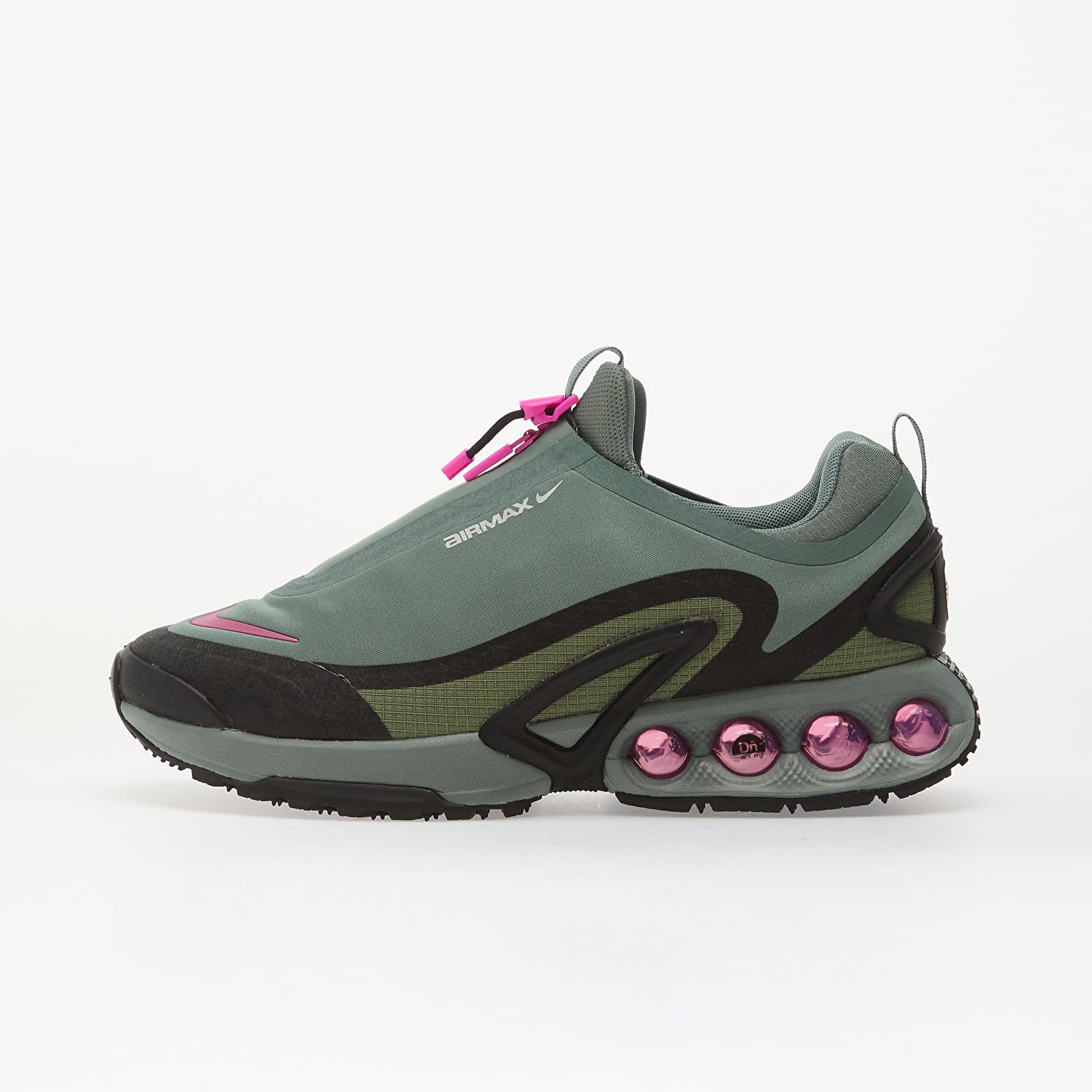 Miesten lenkkarit ja kengät Nike Air Max Dn Roam Clay Green/ Fire Pink-Sky J Lt Olive