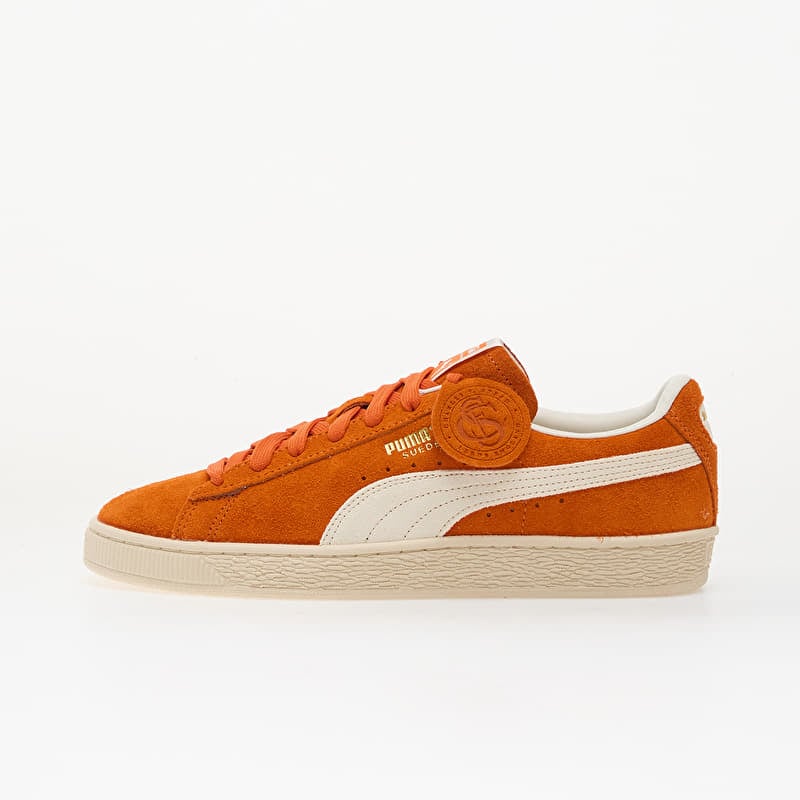 Puma Suede Charles F. Stead Iv Orange Glo/ Puma White