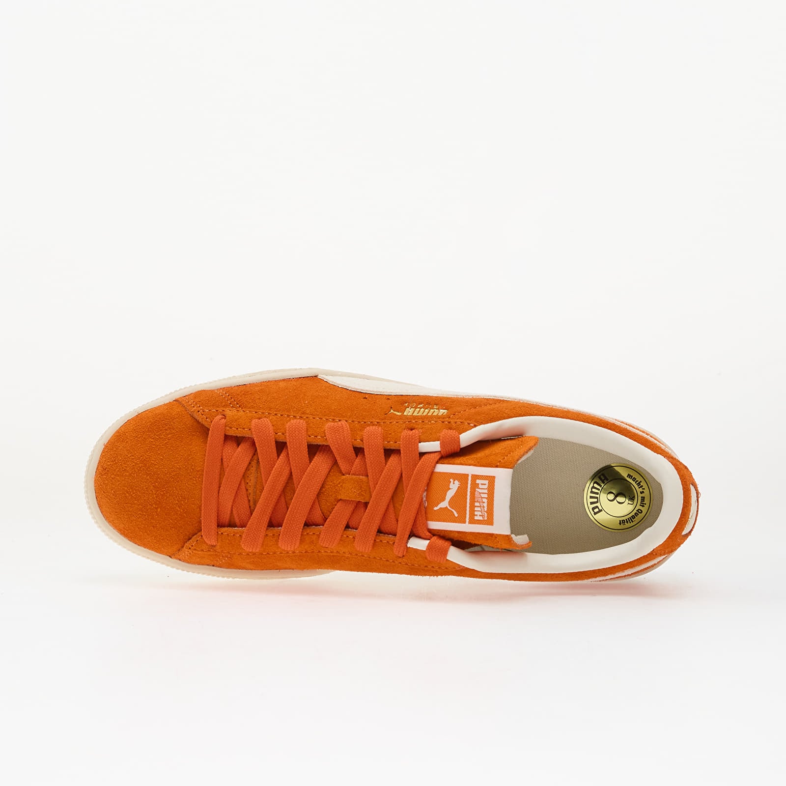 Pánske tenisky a topánky Puma Suede Charles F. Stead IV Orange Glo-Puma White