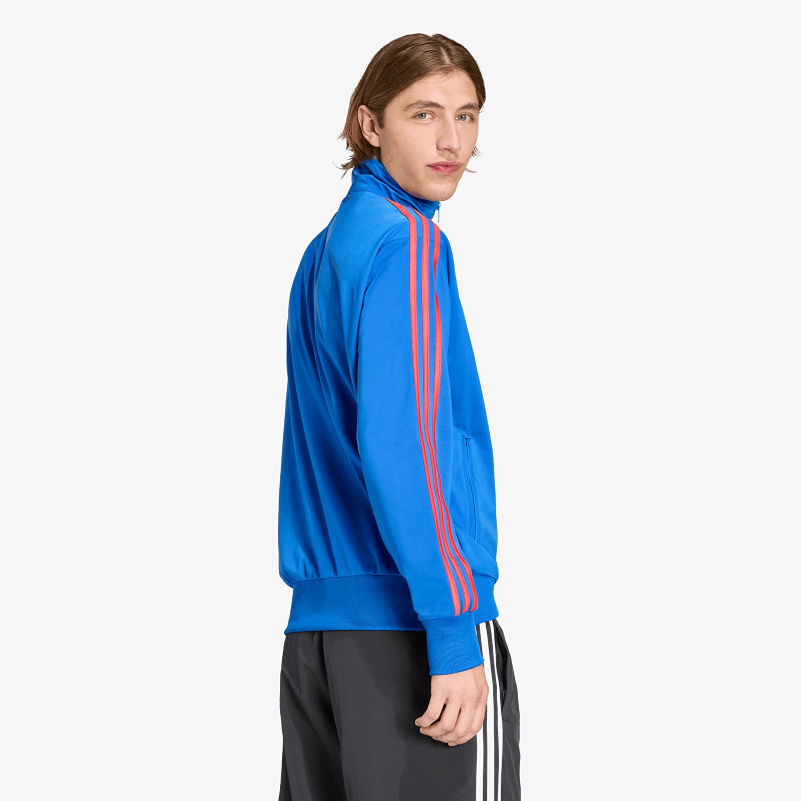Moški hoodiji  adidas Firebird Tracktop Blue