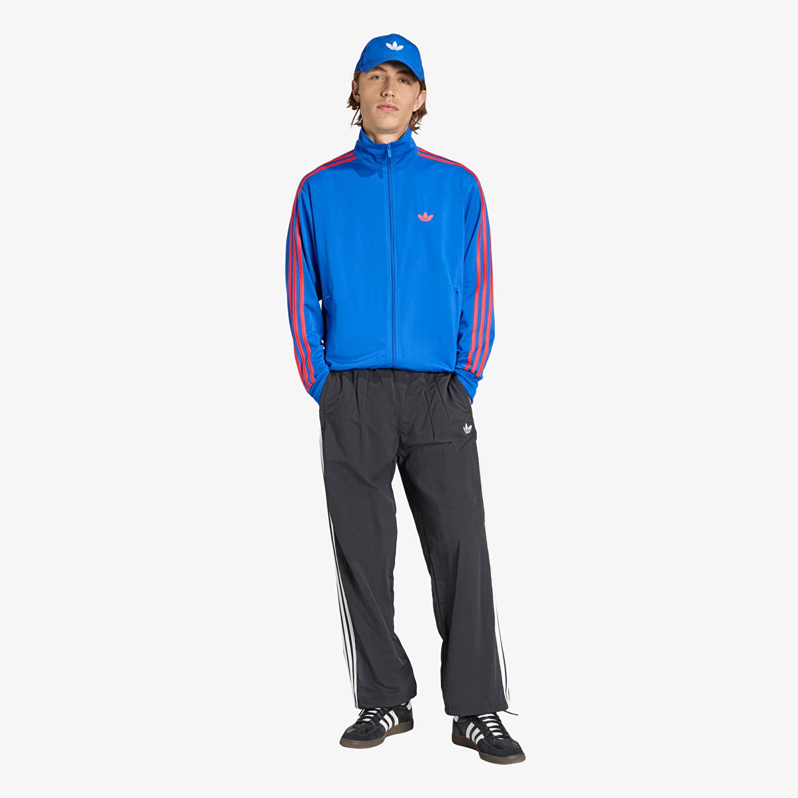 Moški hoodiji  adidas Firebird Tracktop Blue