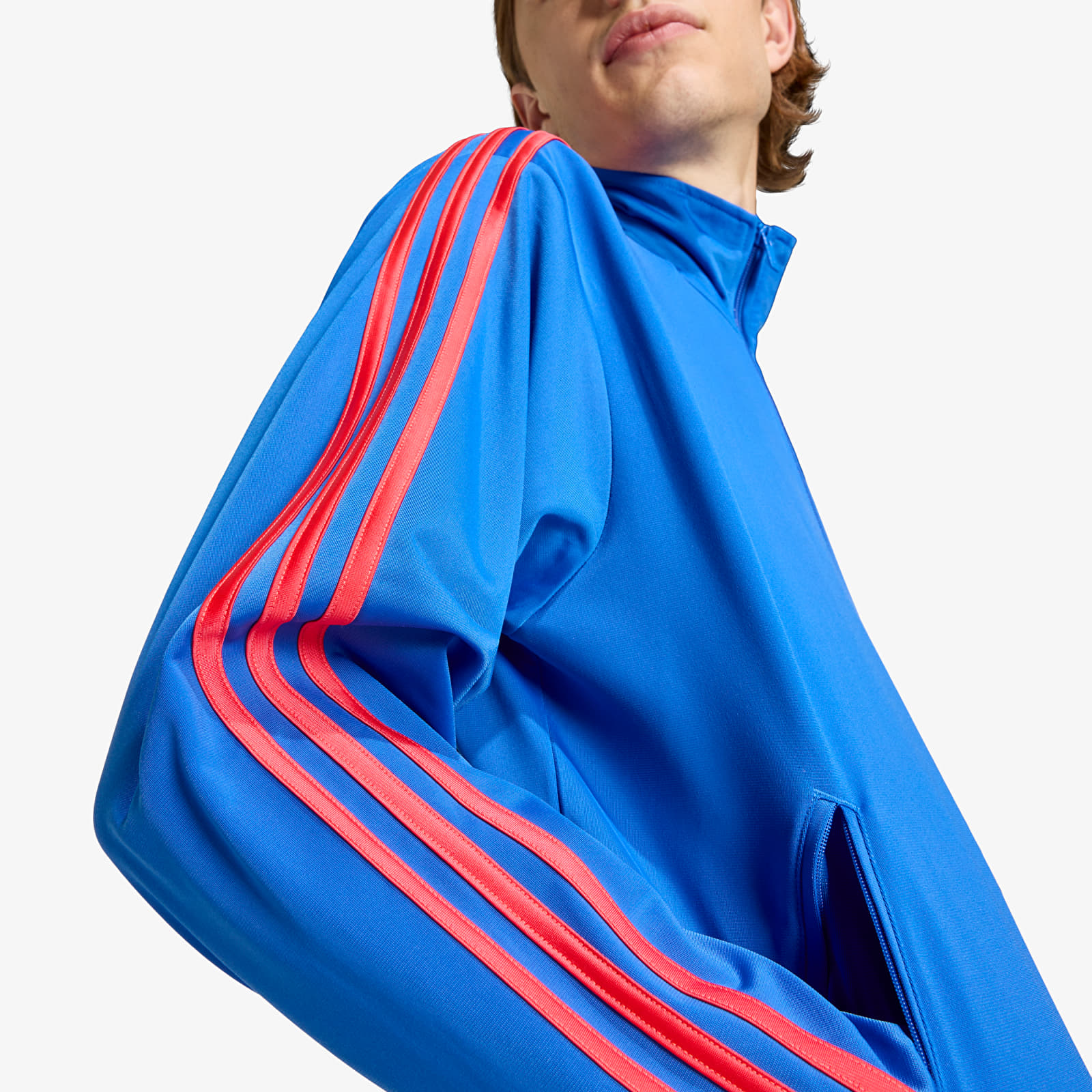 Moški hoodiji  adidas Firebird Tracktop Blue