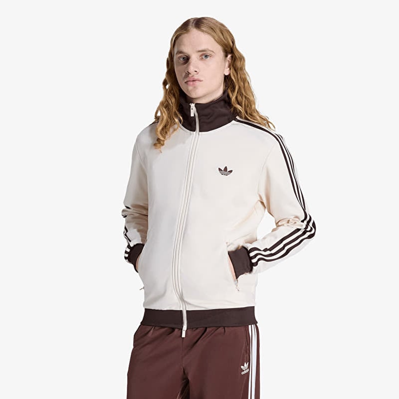 Sweatshirt adidas Classic Track Top Wonder White/ Aurora Coffee