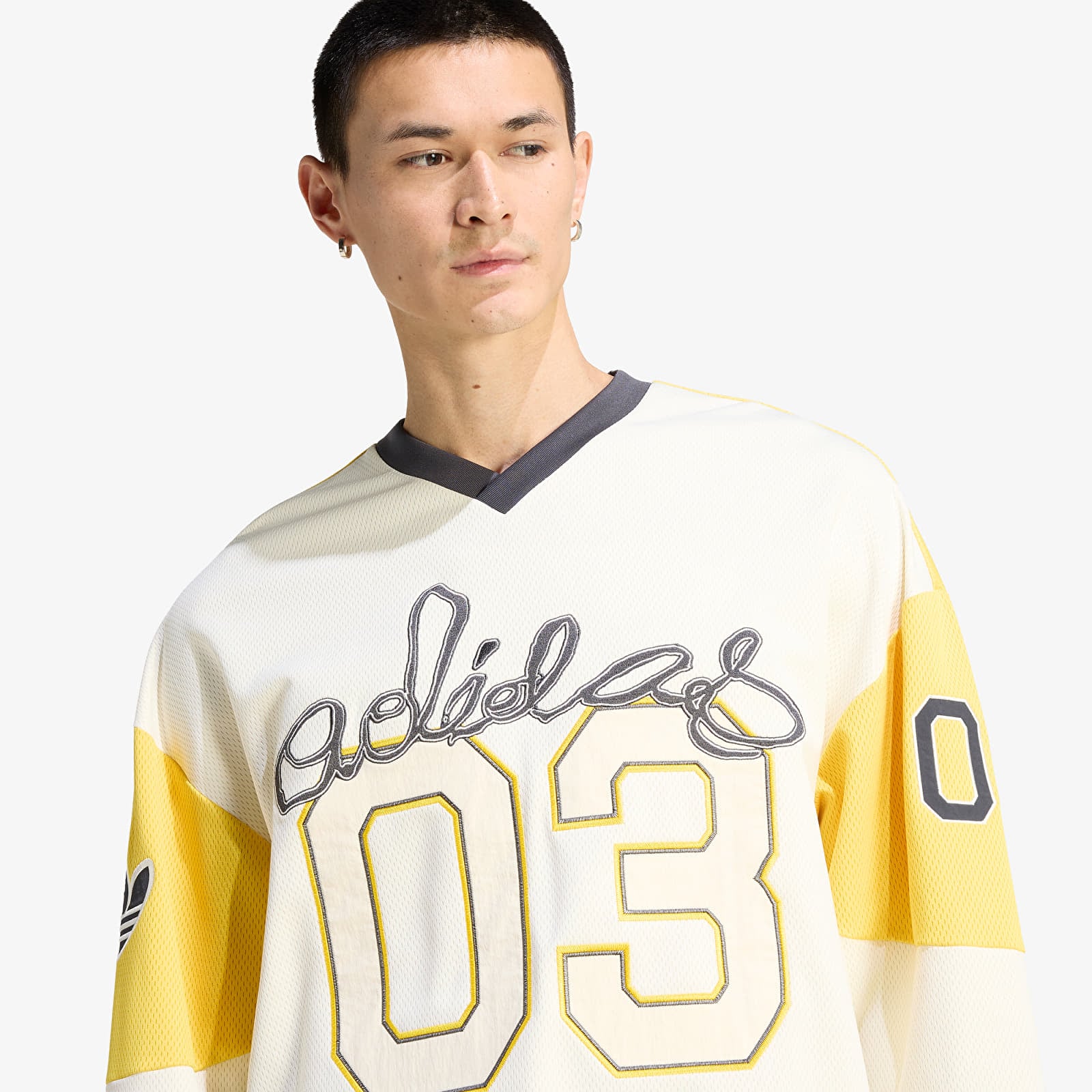 Dresi adidas Hockey Long Sleeve Jersey Eqt Yellow/ Pure Ruby