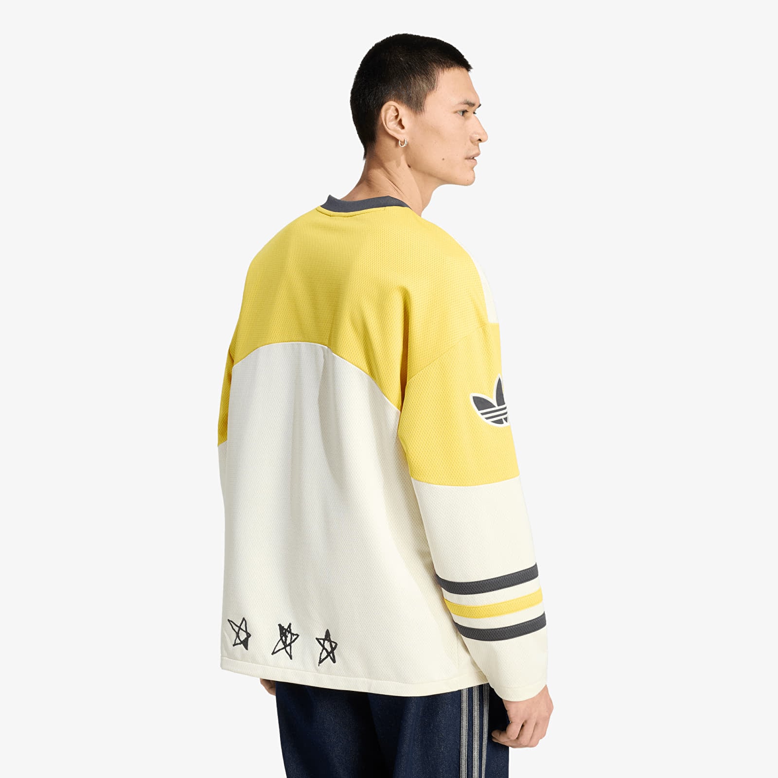 Dresi adidas Hockey Long Sleeve Jersey Eqt Yellow/ Pure Ruby
