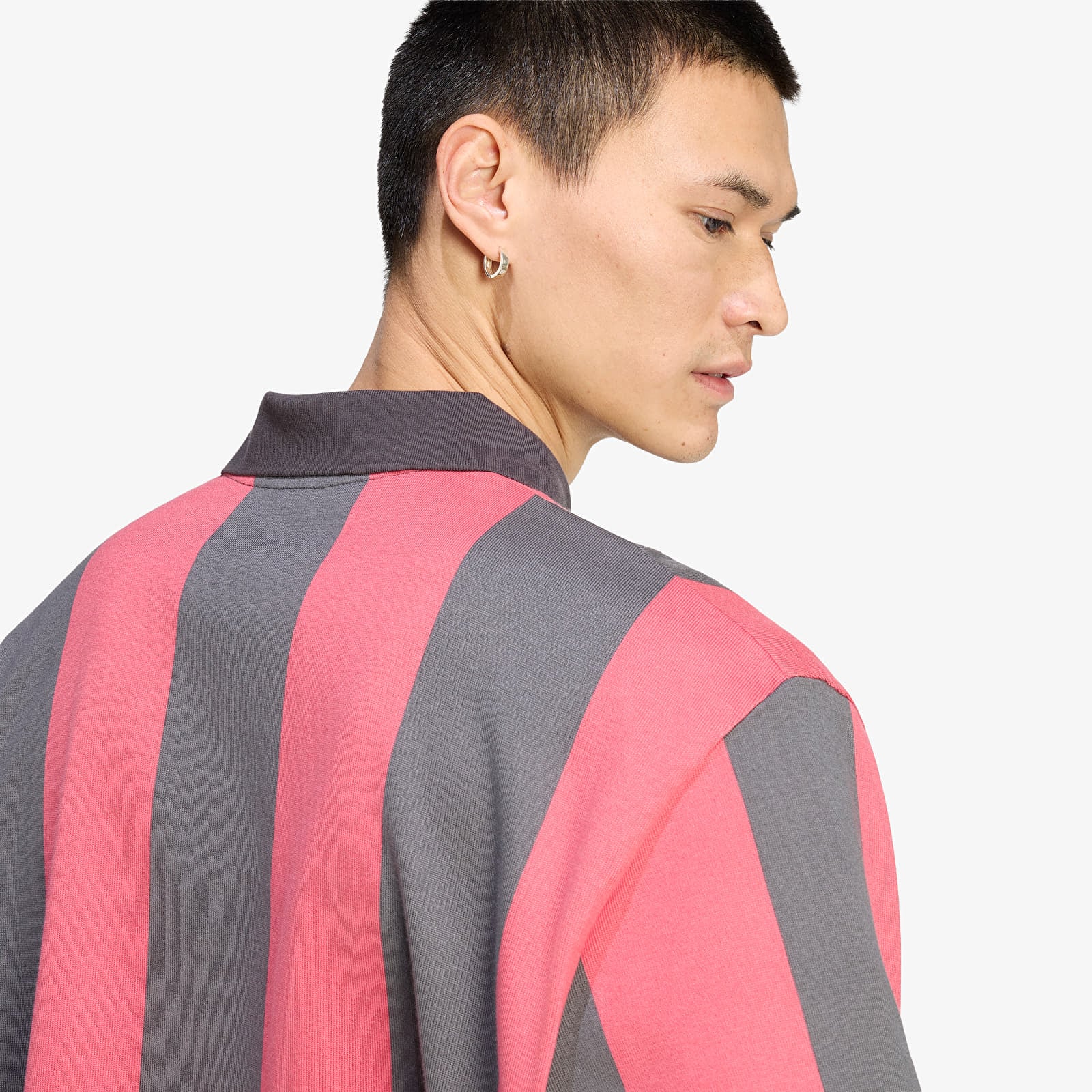 Tricouri  adidas Graphic Long Sleeve Polo Shirt Utility Black/ Cream White