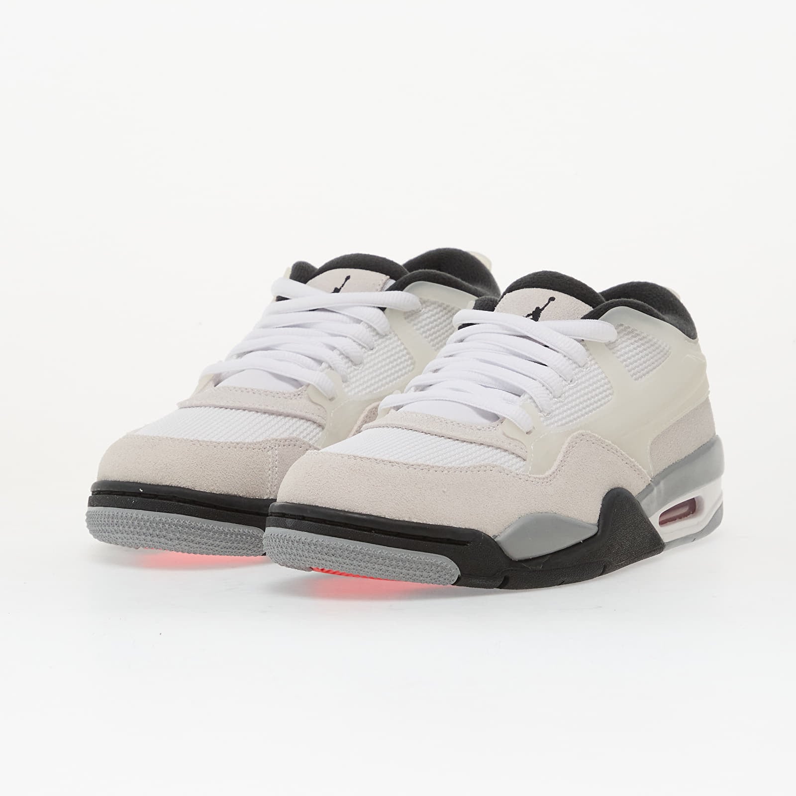 Vīriešu čības un apavi Air Jordan 4 Rm White/ Black-Infrared 23-Lt Smoke Grey