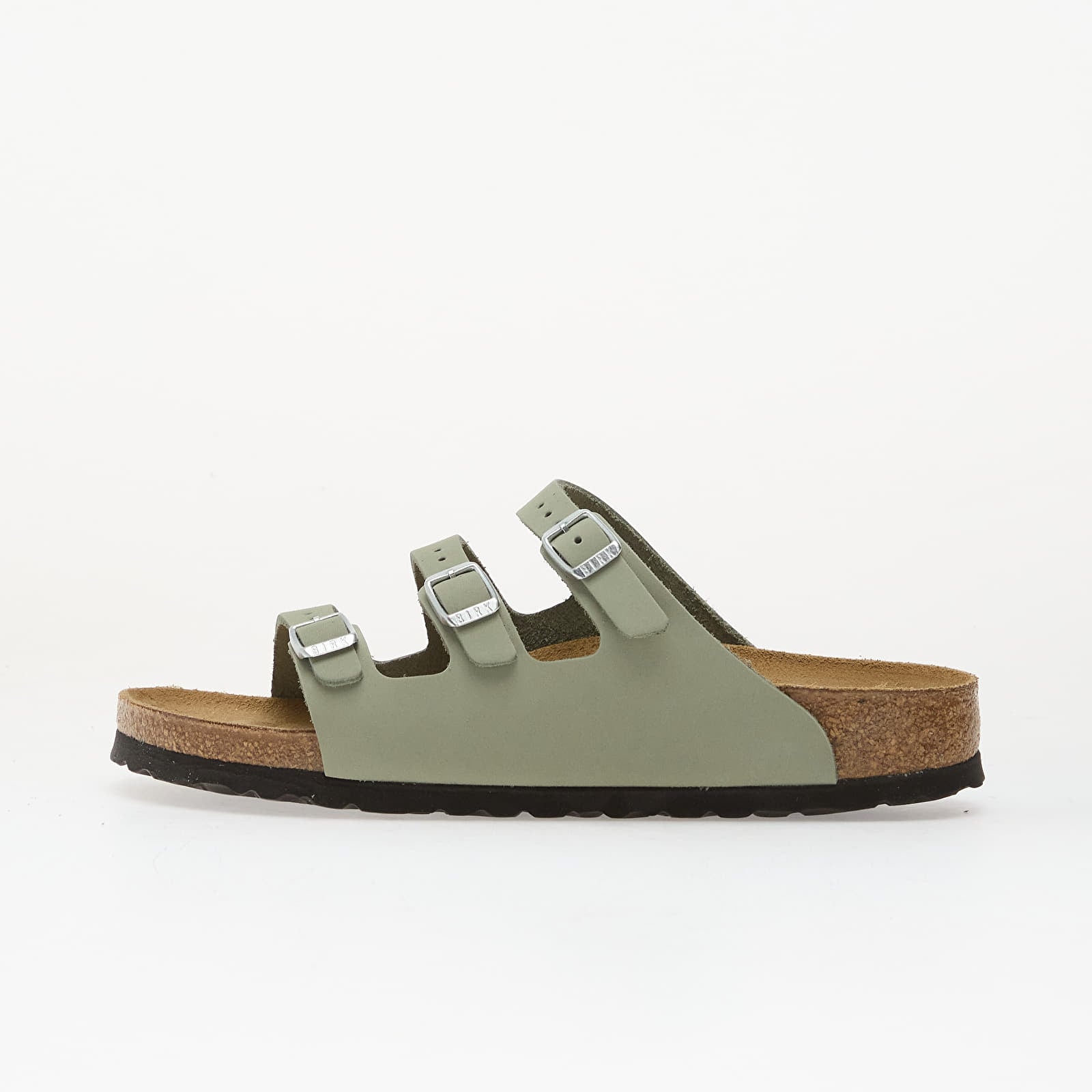 Sneakers und Schuhe für Frauen Birkenstock Florida Nubuck Leather Women Pure Sage