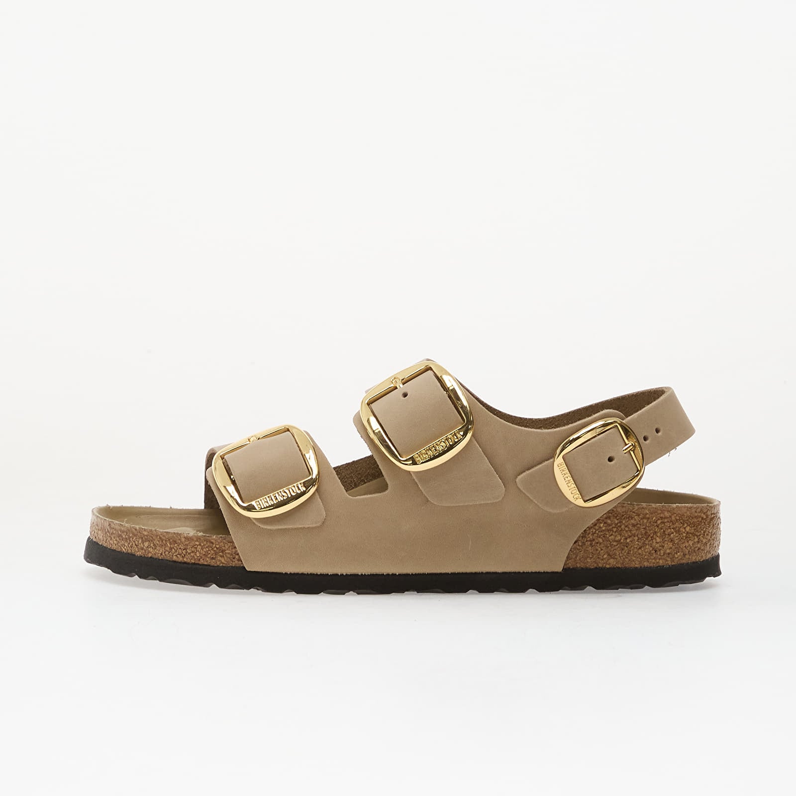 Női cipők Birkenstock Milano Big Buckle Oiled Leather Women Tabacco Brown