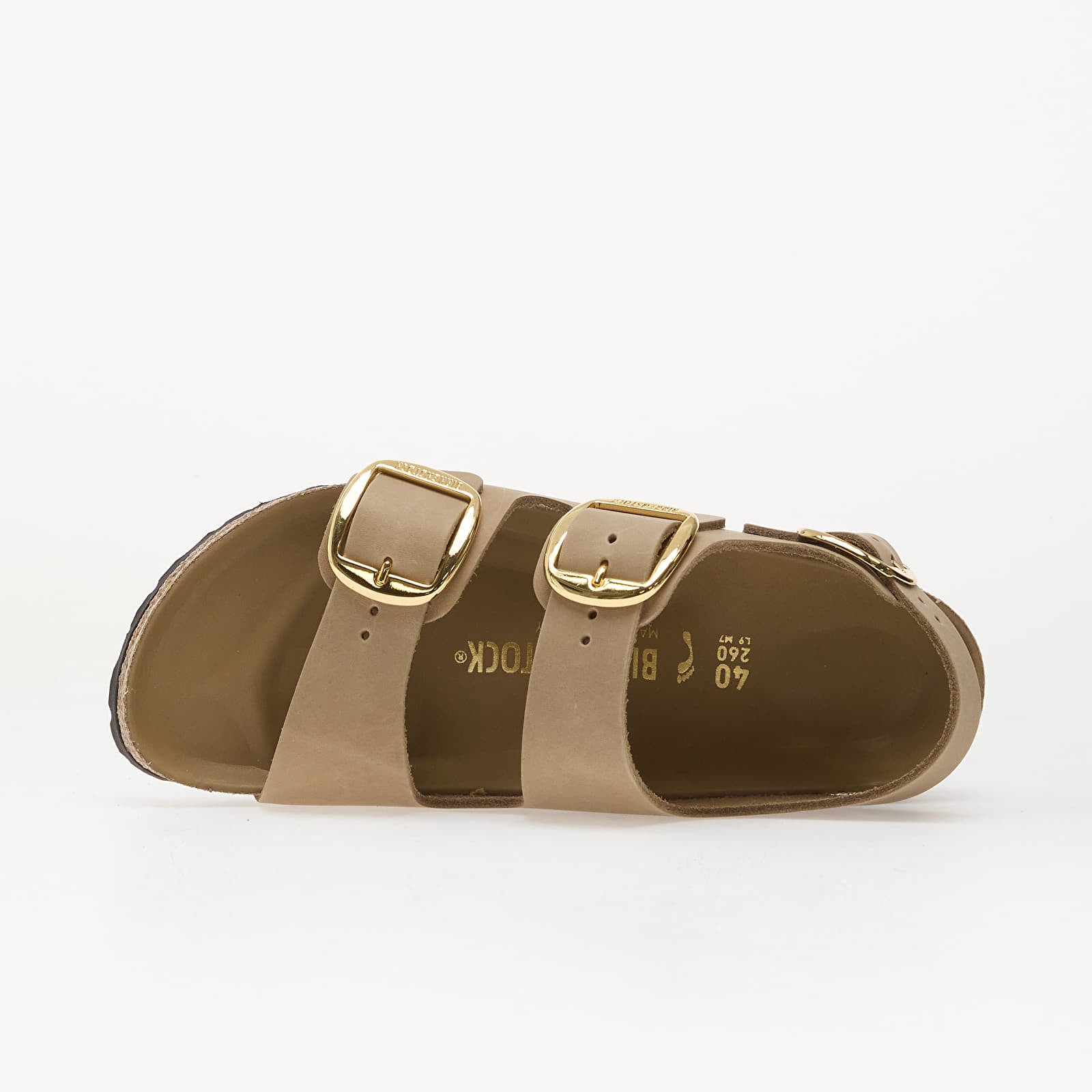 Női cipők Birkenstock Milano Big Buckle Oiled Leather Women Tabacco Brown