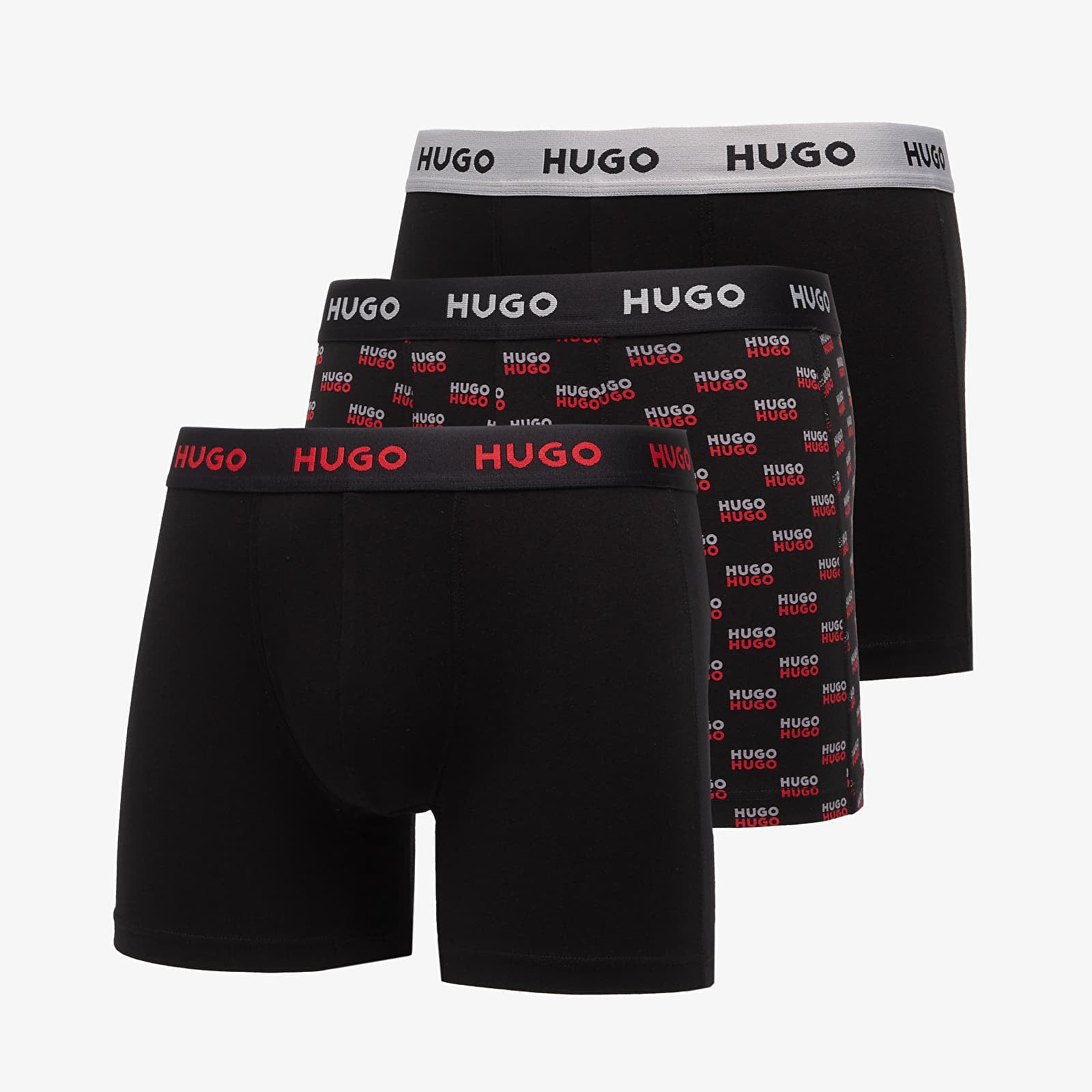 Boxershorts für Männer Hugo Boss Boxer Briefs 3-Pack Design Black