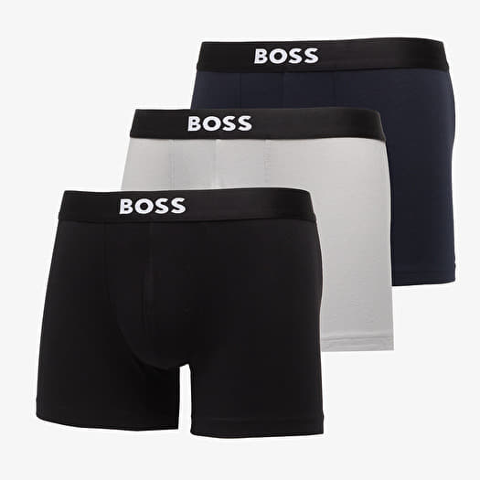 Boxerky Hugo Boss Boxer Briefs 3-Pack Boss One Black