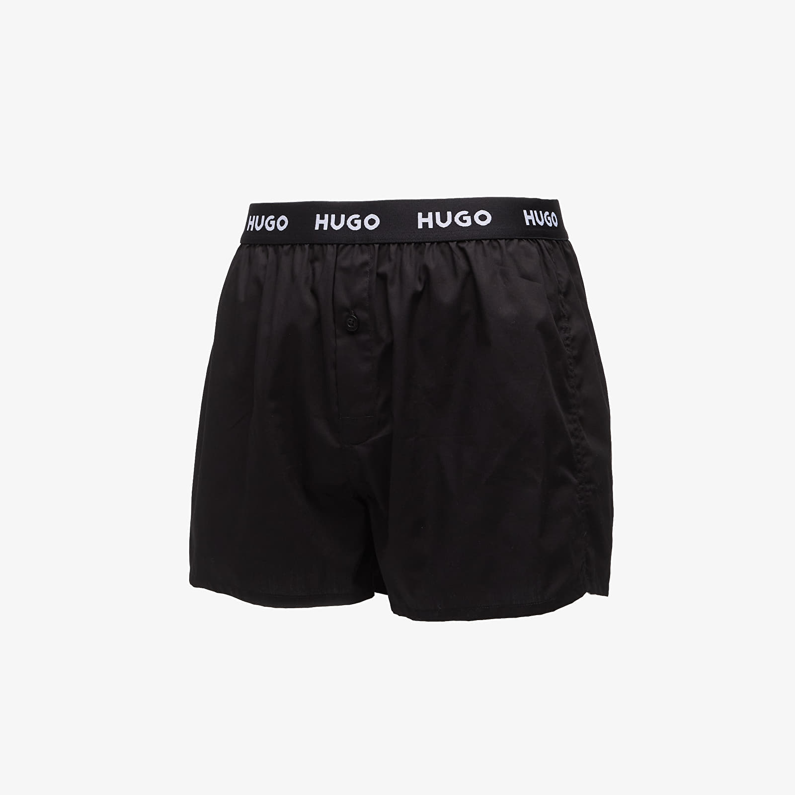 Boxershorts für Männer Hugo Boss Woven Boxer 3-Pack Black