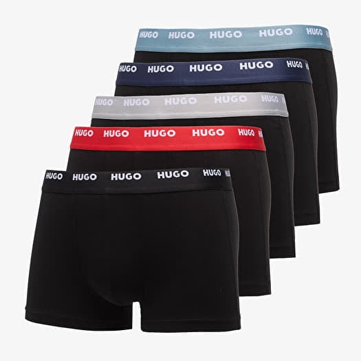 Boxerky Hugo Boss Trunk 5-Pack Black