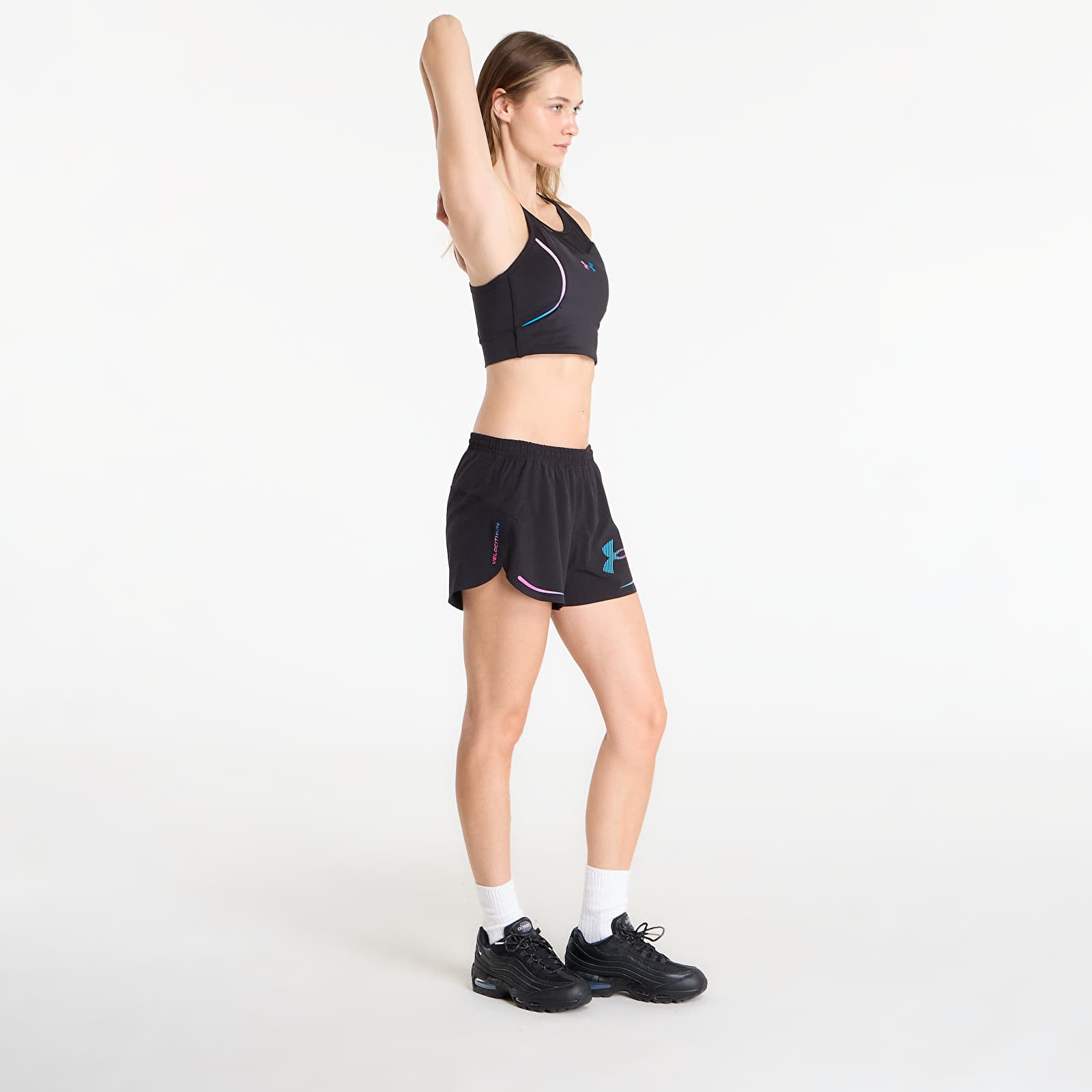 Női topok Under Armour Velociti Elite Crop Tank Black