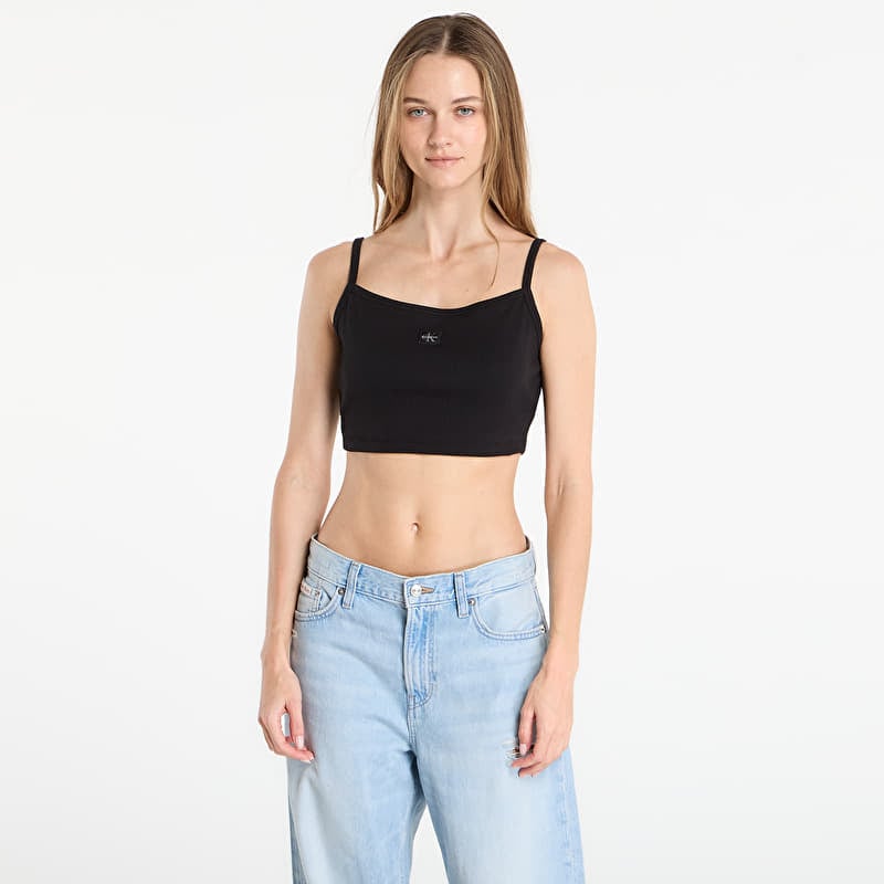 Calvin Klein Jeans Sl Woven Label 2X2 B Black