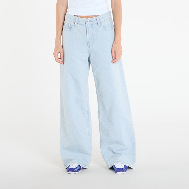 Džinsai Calvin Klein Jeans Low Rise Baggy Needle Jeans Blue