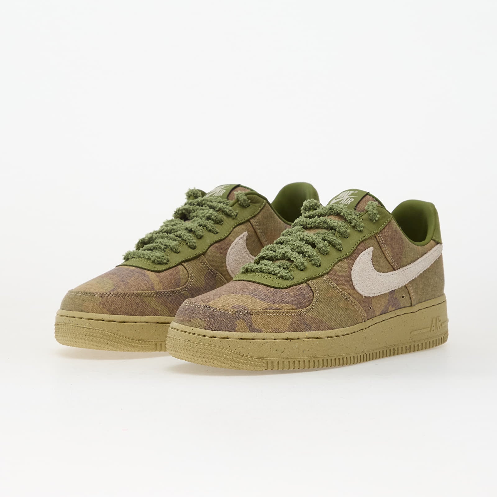 Men's sneakers and shoes Nike Air Force 1 Low Qs Camo Asparagus/ Wheat Grass-Aluminum-Phantom