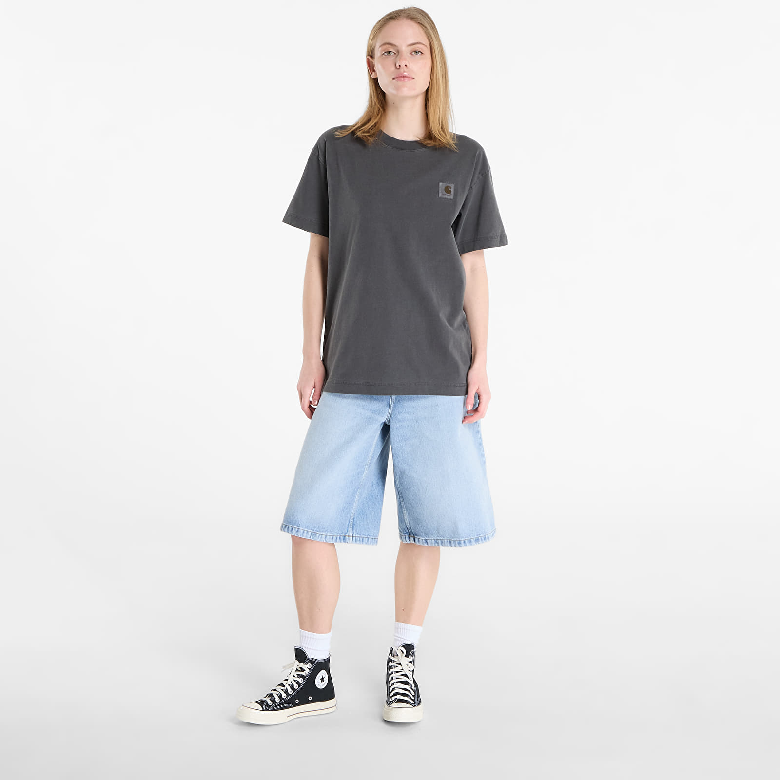 T-Shirts Männer Carhartt WIP S/S Nelson T-Shirt UNISEX Black