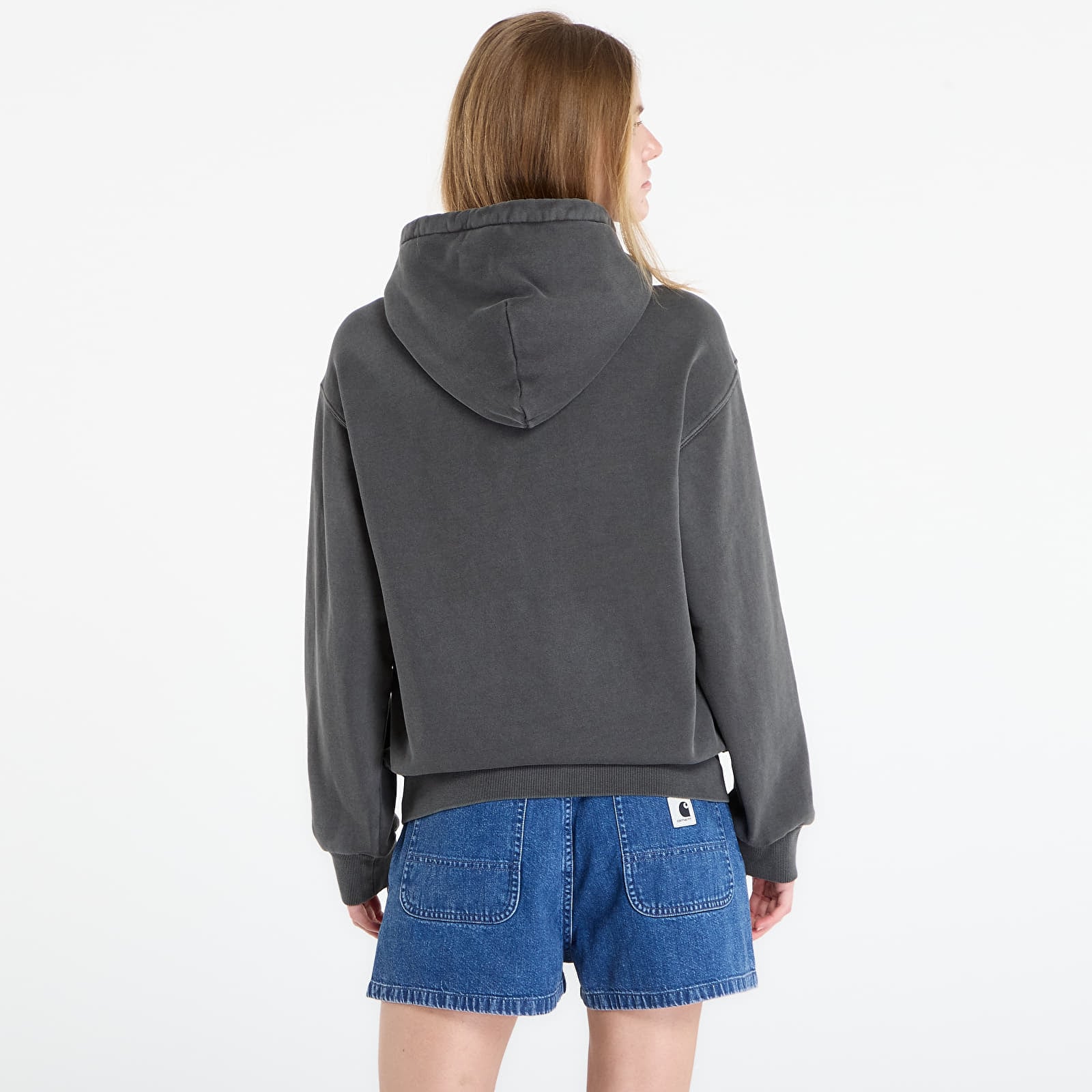 Puloverji   Carhartt WIP Hooded Nelson Sweat UNISEX Black