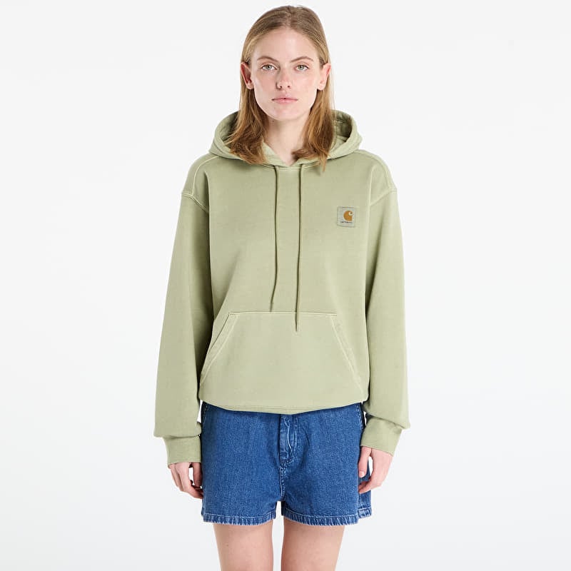 Džemperis Carhartt WIP Hooded Nelson Sweat UNISEX Gentle Green