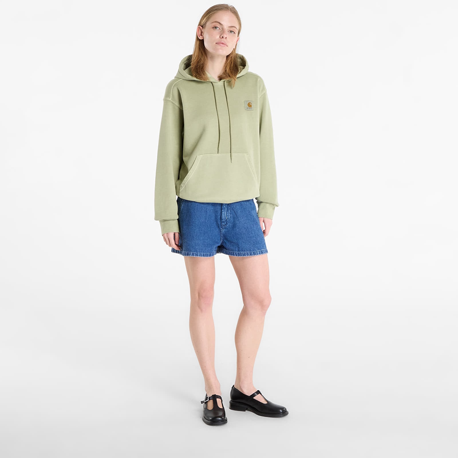 Puloverji   Carhartt WIP Hooded Nelson Sweat UNISEX Gentle Green