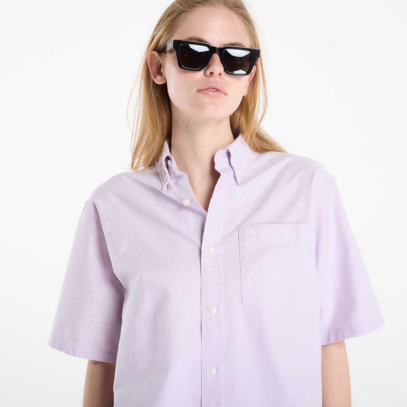 Särgid Carhartt WIP S/S Braxton Shirt UNISEX Gentle Purple/ Wax