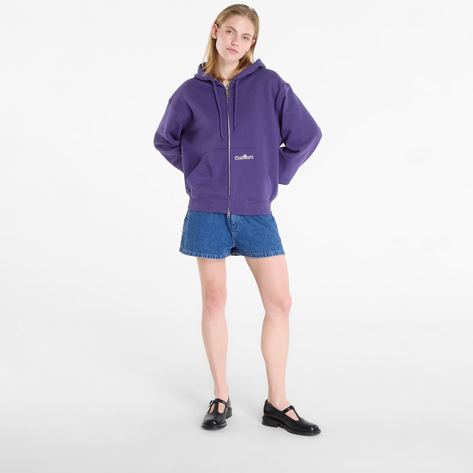 Kapuutsikud ja kampsunid Carhartt WIP Hooded WIP Label Sweat Jacket UNISEX Calla