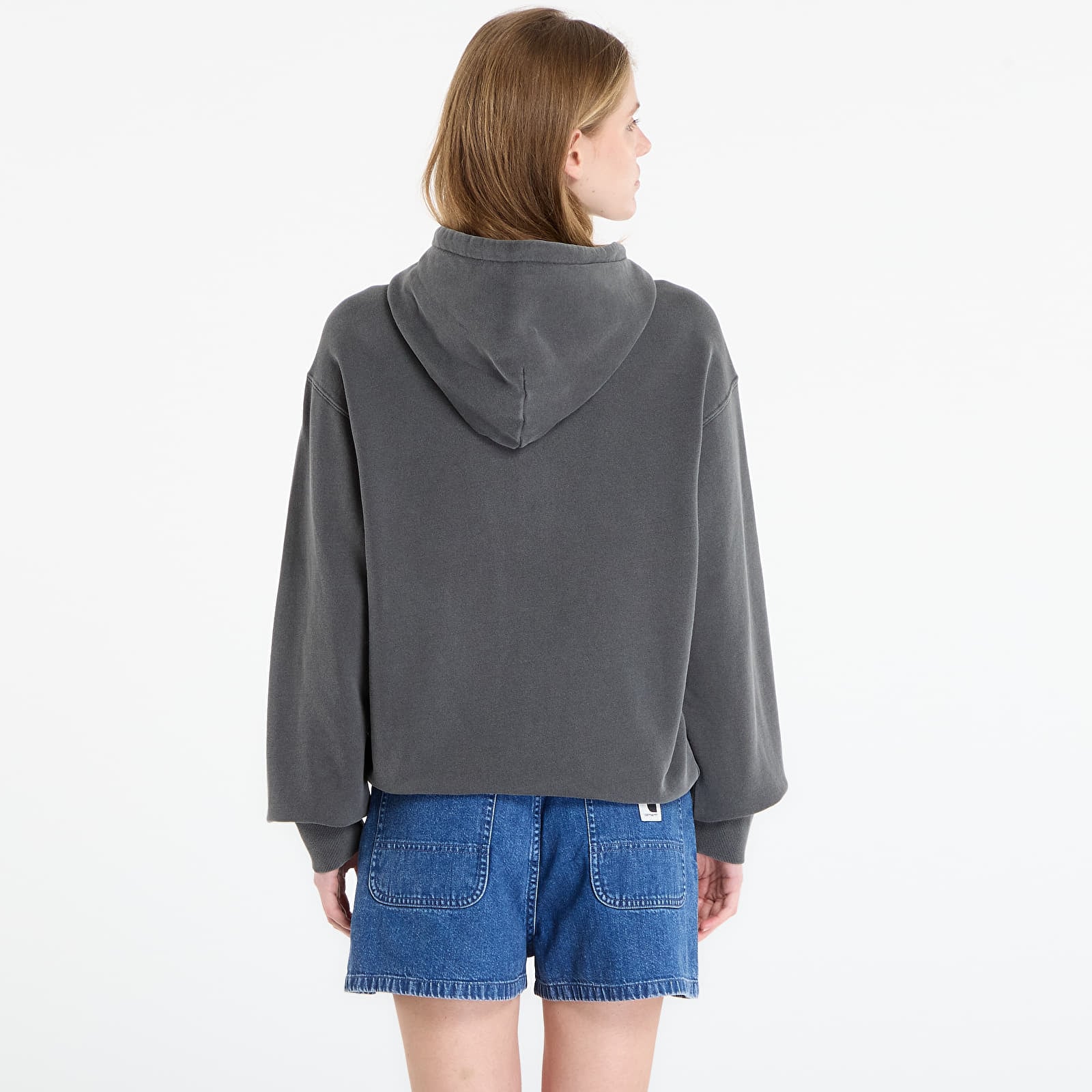 Puloverji   Carhartt WIP Hooded Nelson Jacket UNISEX Black