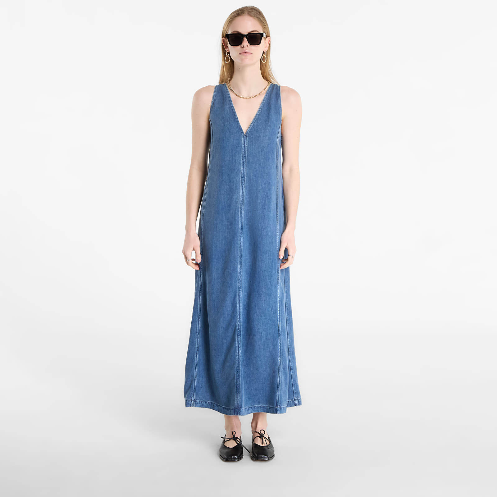 Mekot Samsøe Samsøe Saskylar Dress Medium Denim Blue