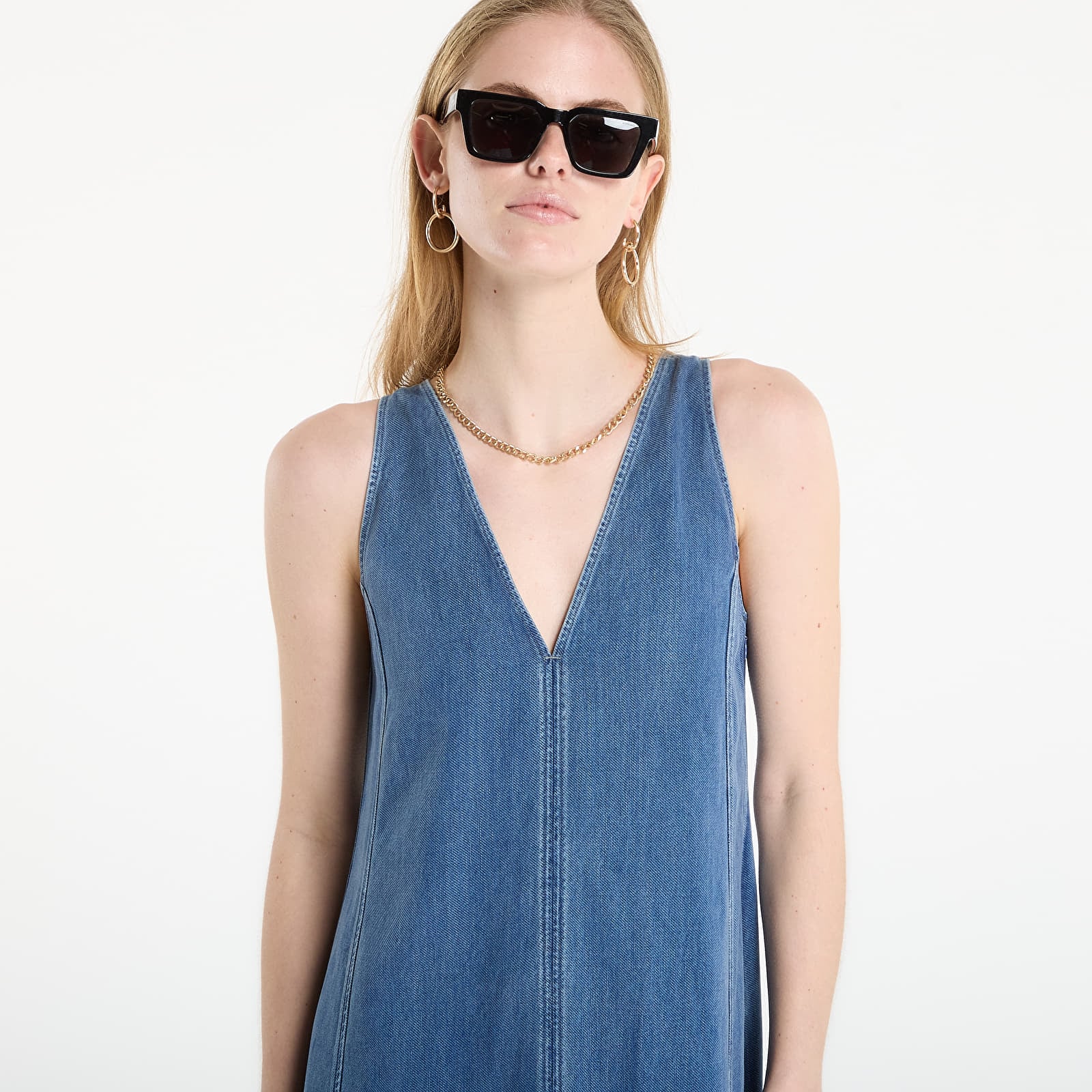 Mekot Samsøe Samsøe Saskylar Dress Medium Denim Blue