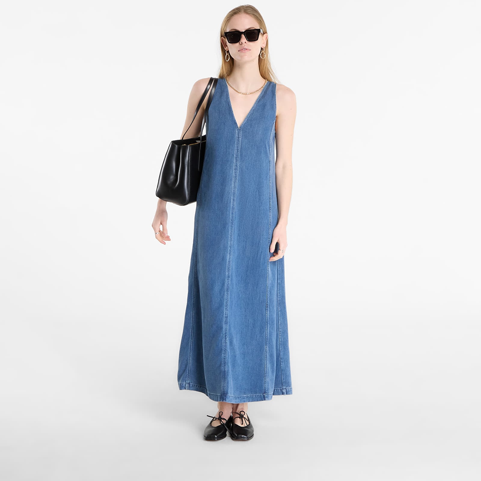 Mekot Samsøe Samsøe Saskylar Dress Medium Denim Blue