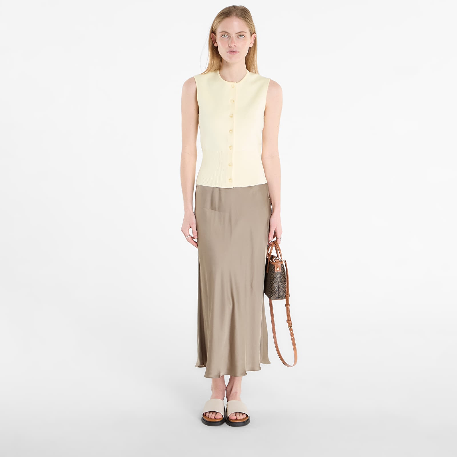 Gensere Samsøe Samsøe Saanne Top Ethereal Green