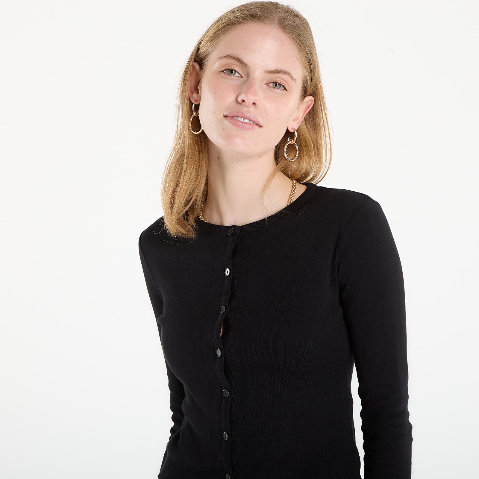 Πουλόβερ Samsøe Samsøe Sajunes Ls Cardigan Black