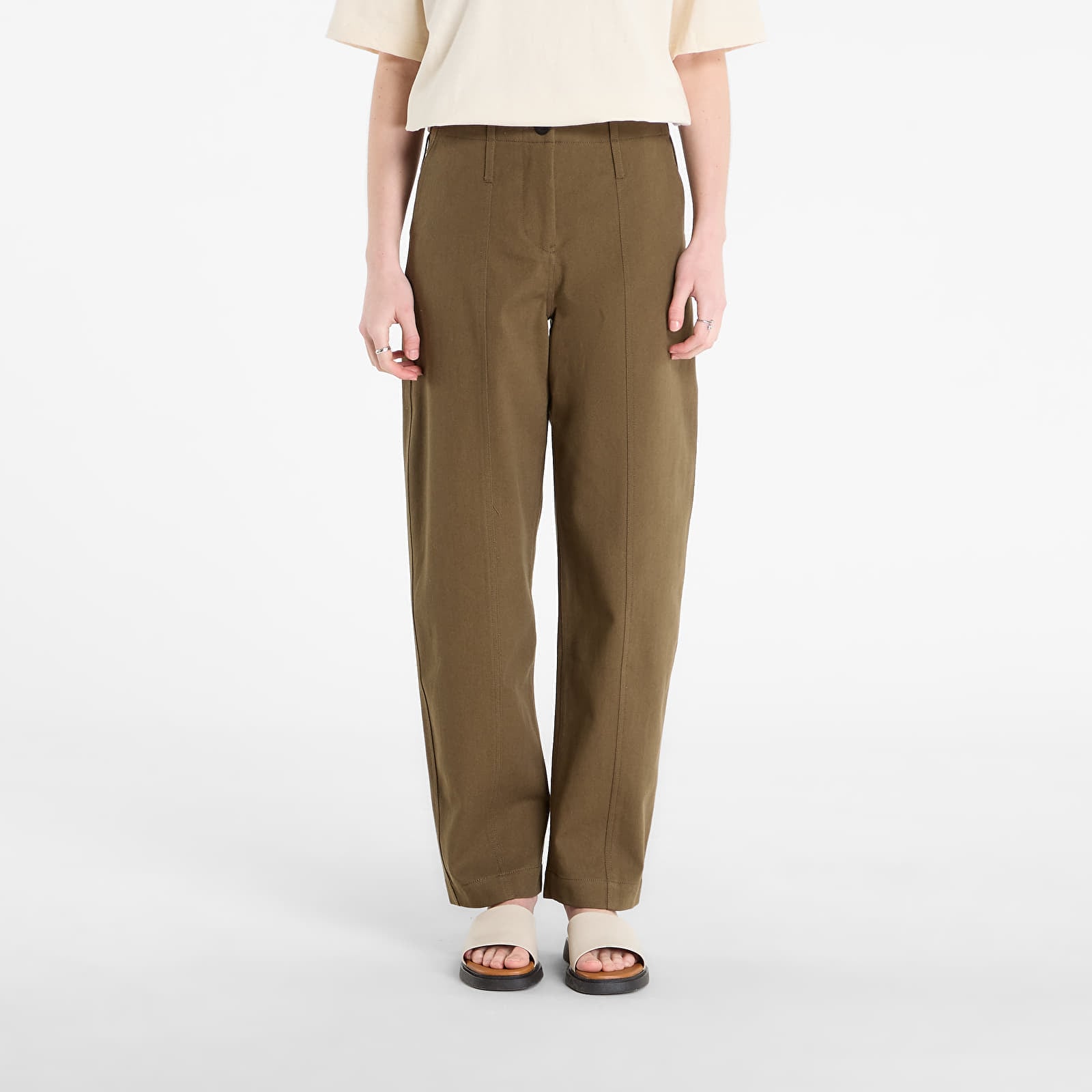 Панталони Samsøe Samsøe Sadide Trousers Beech L