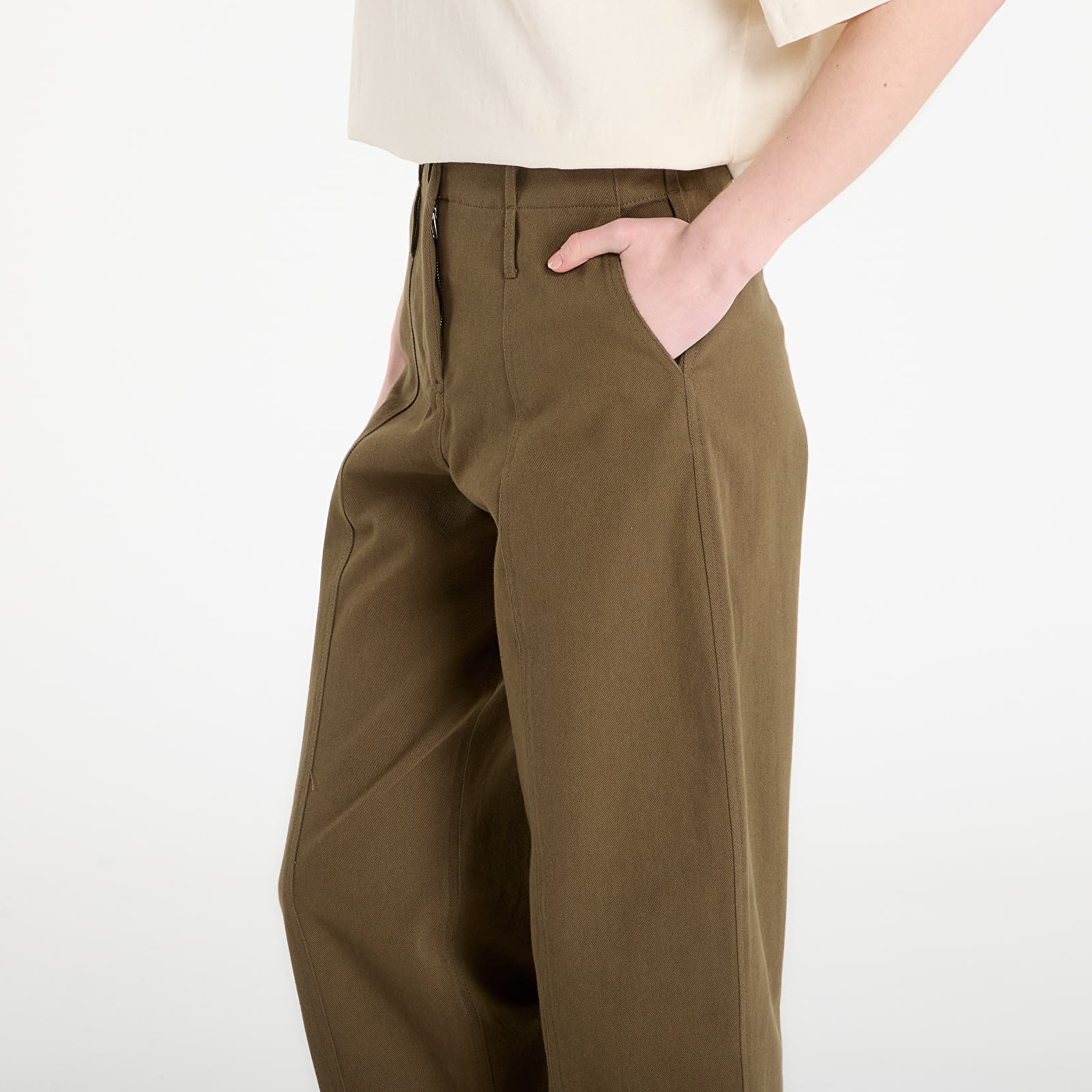 Pantaloni Samsøe Samsøe Sadide Trousers Beech