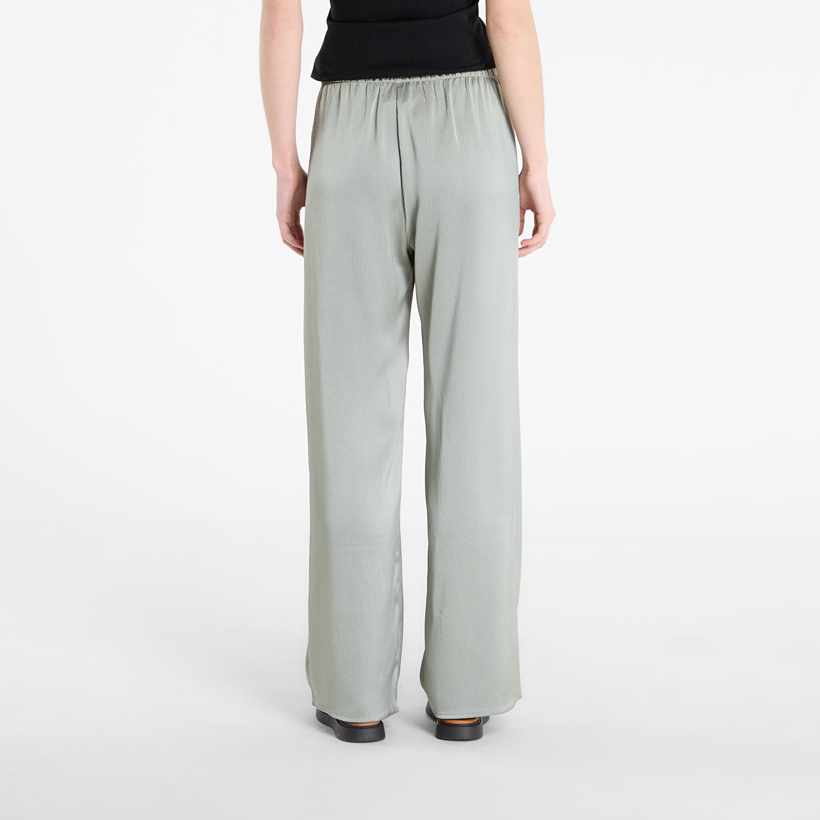 Bukser Calvin Klein Hammered Satin Pull On Pant Shadow