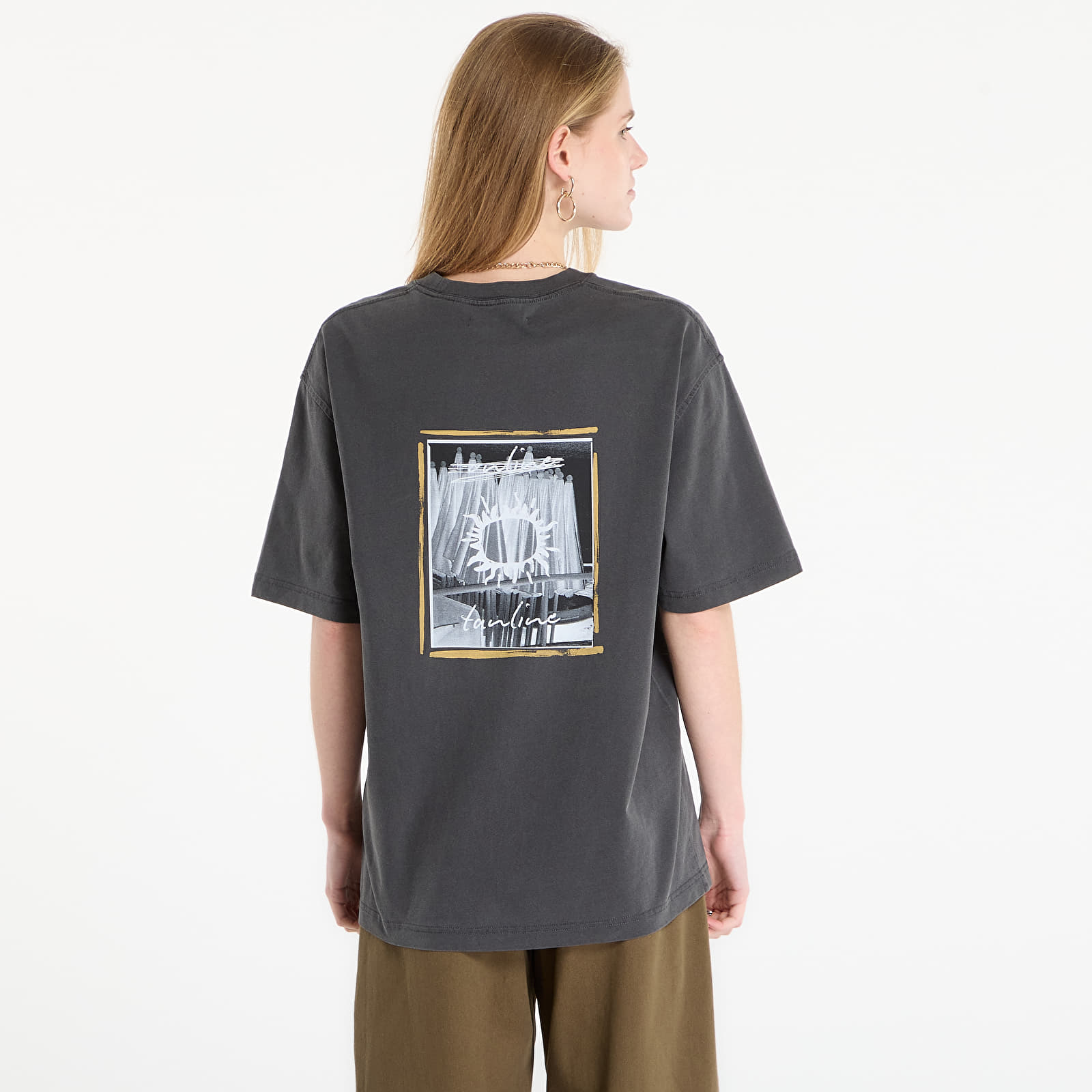 T-krekli Samsøe Samsøe Sagergei T-Shirt Black Tanline