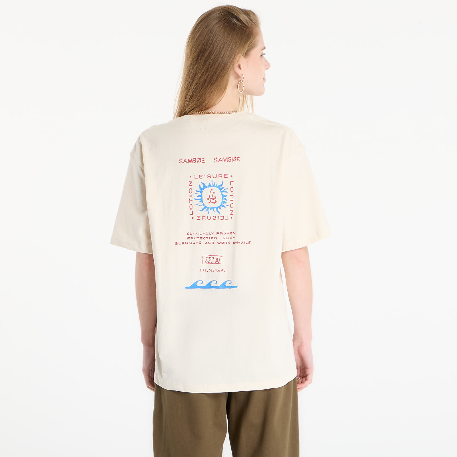 T-shirts Samsøe Samsøe Sagergei T-Shirt Neutral Leisure