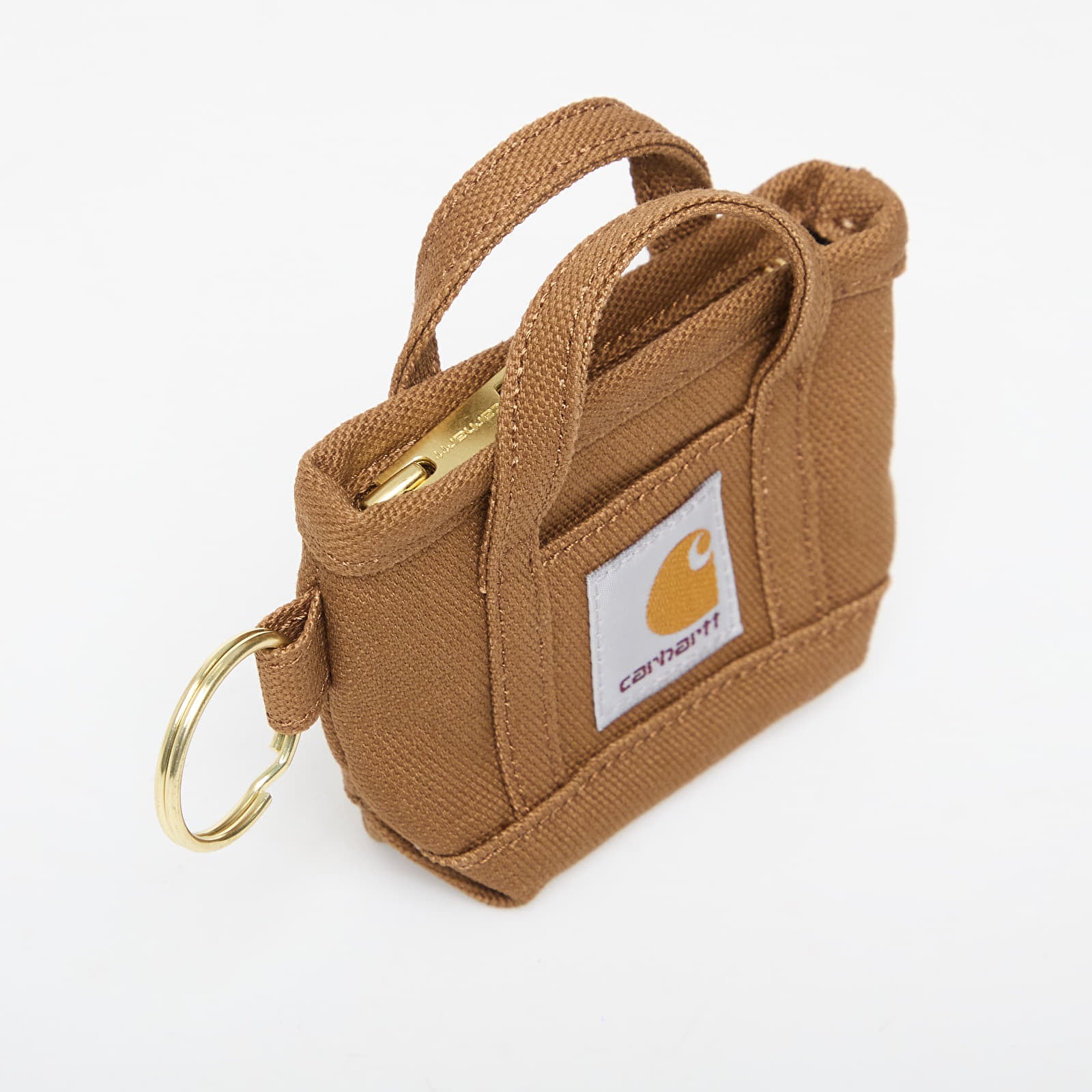 Keychains Carhartt WIP Mini Tote Bag Keychain Hamilton Brown