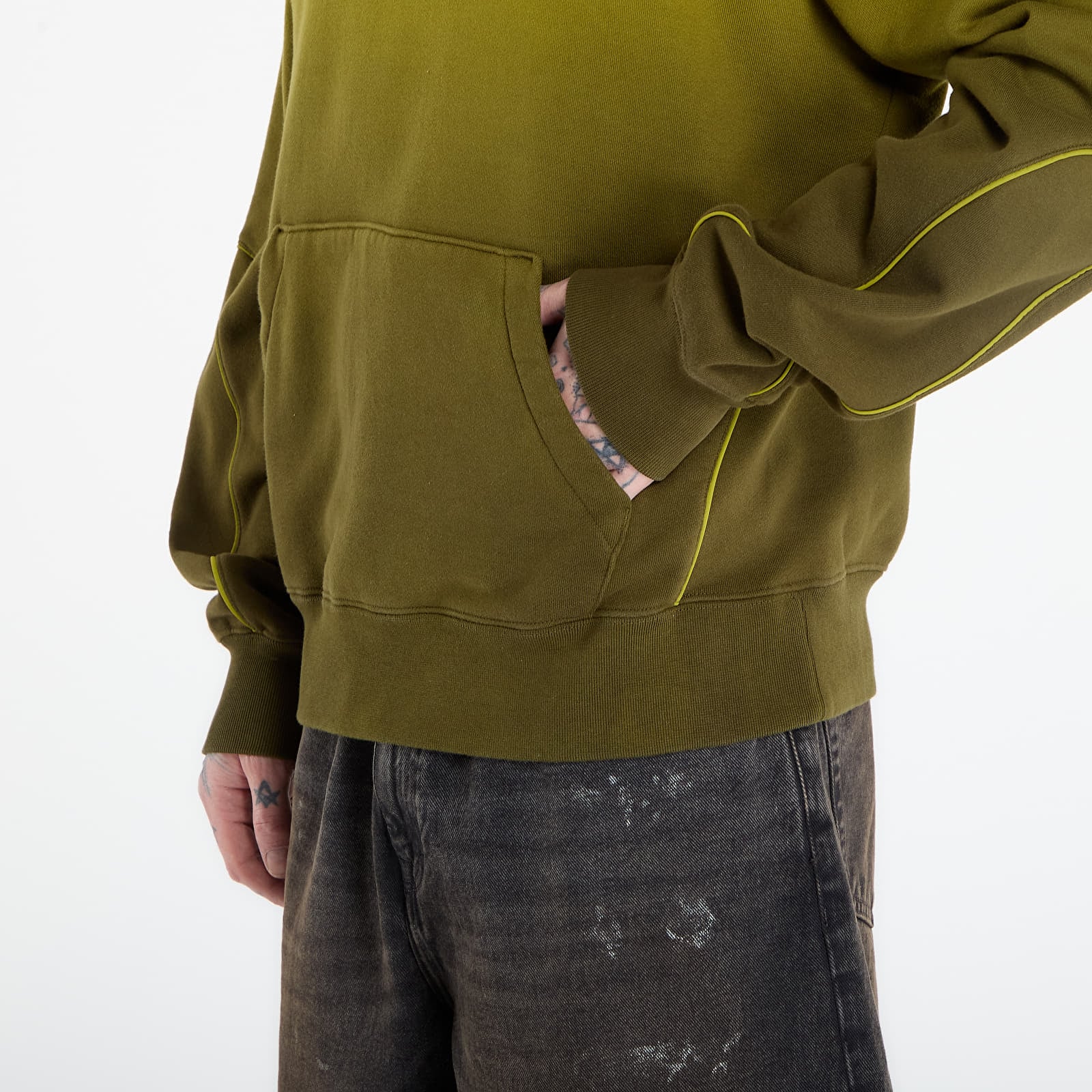 Men's sweatshirts Nike x NOCTA Men's Fleece CS Hoodie Moss/ Medium Olive/ Moss