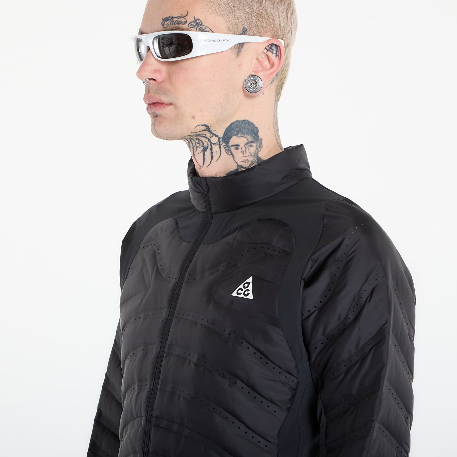 Men's jackets Nike ACG "Lava Loft" Men's Therma-FIT Jacket Black/ Black/ Black/ Summit White