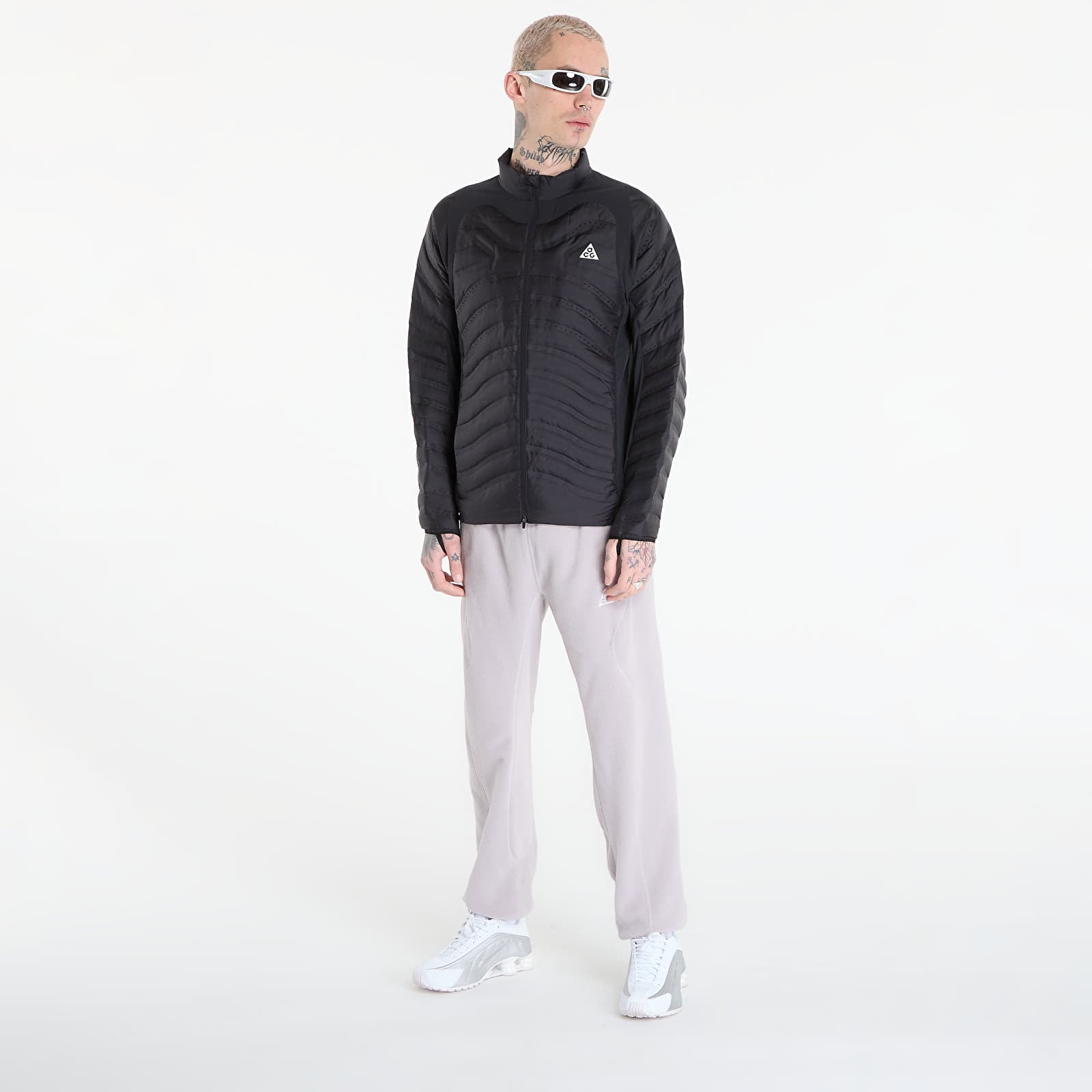Men's jackets Nike ACG "Lava Loft" Men's Therma-FIT Jacket Black/ Black/ Black/ Summit White