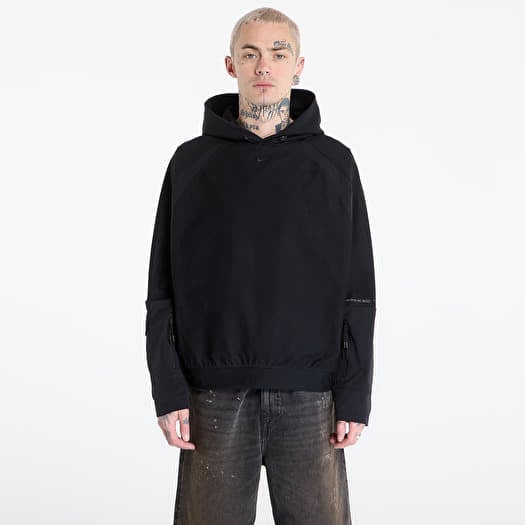 Mikina Nike Tech Men's Dri-FIT Shori Knit Utility Hoodie Black/ Black/ Black