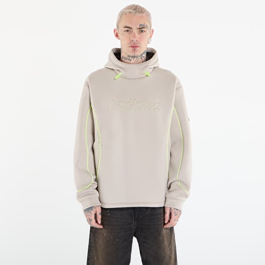Sweatshirt Nike Project F.R.O.G. Men's Bubble Mesh Pullover Hoodie Cream Ii/ Black/ Volt Ice/ Volt Ice
