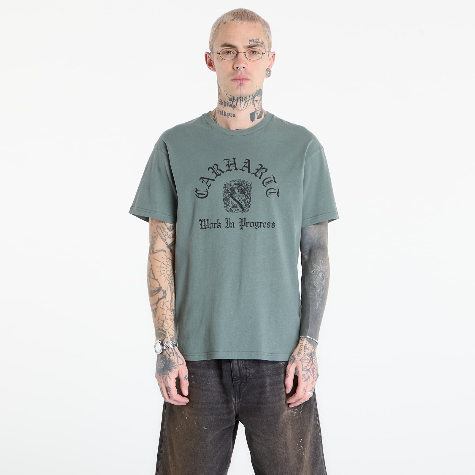 T-shirt Carhartt WIP S/S Coat Of Arms T-Shirt UNISEX Velvet Green M